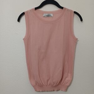 Valentino Soft Pink Knit Top